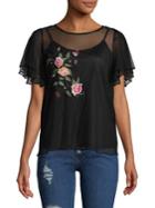 Vero Moda Floral Embroidered Top