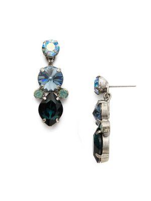 Sorrelli Moonlit Shores Iris Crystal Drop Earrings