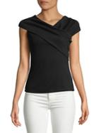 Lord & Taylor Petite Classic Wrap Top