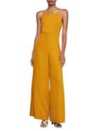 Bcbgmaxazria Spaghetti Strap Wide-leg Jumpsuit