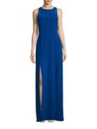 Halston Heritage Back Cutout Gown