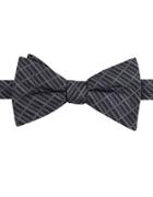 William Rast Grid Patterned Bow Tie