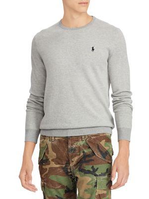Polo Ralph Lauren Textured-knit Cotton Sweater