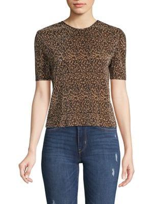 The Fifth Label Leopard-print Crewneck Top