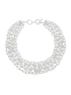 Lauren Ralph Lauren Faux Pearl And Silvertone Layered Necklace