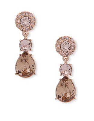 Givenchy Rose Goldtone Drop Earrings