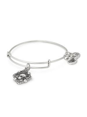 Alex And Ani Grandmother Crystal Charm Bangle Bracelet