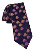 Ted Baker London Silk Fish-print Tie