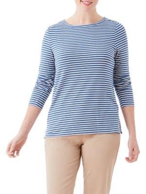 Olsen Lurex-stripe Tee