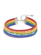 Design Lab Woven Pride Bracelet
