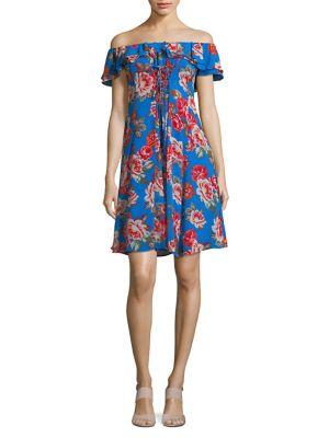 Astr The Label Floral-print A-line Dress