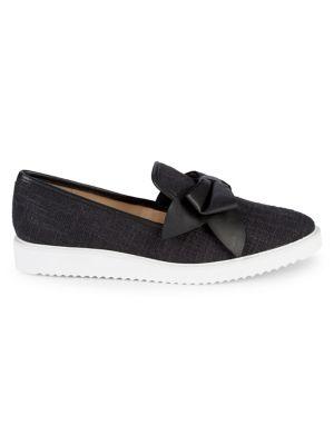 Karl Lagerfeld Paris Classie Bowtie Slip On Sneakers
