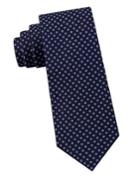 Black Brown Dots Silk Tie