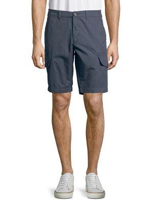 Black Brown Classic Cotton Cargo Shorts