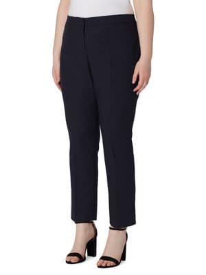 Tahari Arthur S. Levine Pinstripe Step-cuff Pants