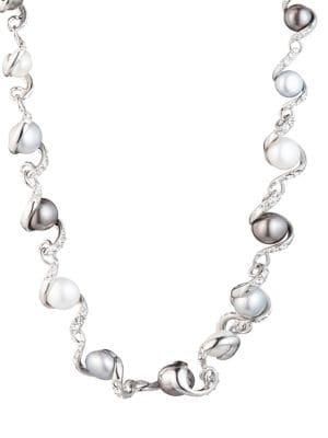 Carolee On Cloud Nine 9-11mm Freshwater Pearl & Crystal Statement Necklace