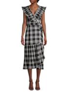 Cooper St Plaid Midi Dress