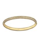 Swarovski Crystallized Goldtone Bangle Bracelet