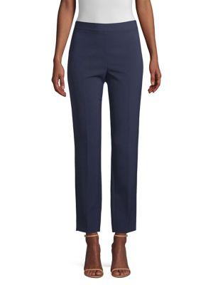 Donna Karan Textured Straight-leg Trousers