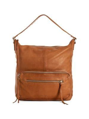 Day And Mood Pearl Leather Hobo Bag