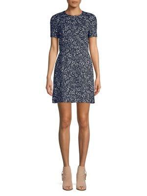 French Connection Audrene Floral Fit-&-flare Dress