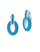 Anne Klein Dual-tone Link Drop Earrings