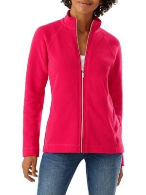 Tommy Bahama Raglan-sleeve Zip-front Sweatshirt