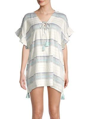 Surf Gypsy Textured V-neck Coverup