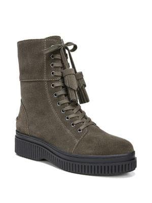 Franco Sarto Becks Suede Lace-up Boots