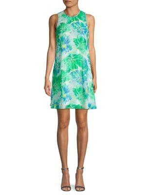 Calvin Klein Floral-print Shift Dress