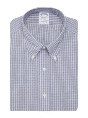 Brooks Brothers Red Fleece Textured Check Button-down Shirt