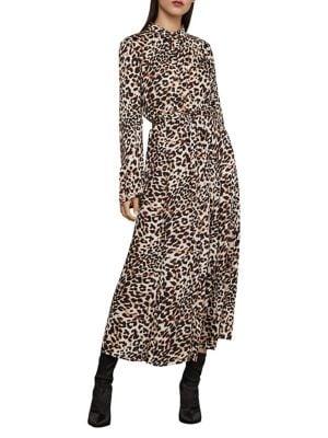 Bcbgmaxazria Leopard Blouson Dress