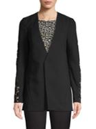 Cooper St Lace-trim Cotton-blend Jacket