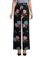 Miss Selfridge Vintage Floral Paperbag Waist Trousers