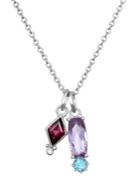 Ripka Rio Multi-shape & Multi-stone Bar 925 Sterling Silver Necklace