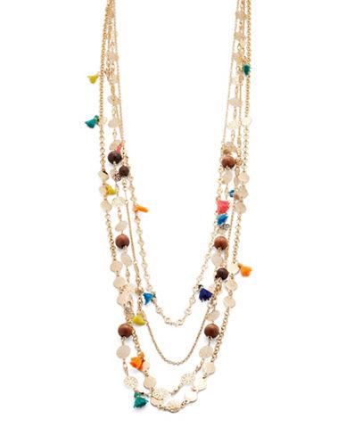 Noir Design Lab Beaded Layered Necklace