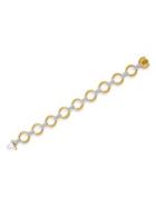 Morris & David 14k Two-tone Gold & Diamond Link Bracelet
