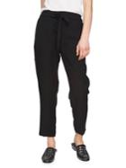 1.state Flat-front Tapered-leg Pants