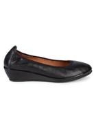 Gentle Souls By Kenneth Cole Natalie Leather Wedged Flats