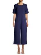 Karl Lagerfeld Paris Ruffle Sleeve Jumpsuit