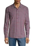 Black Brown Brushed Flannel Plaid Shirt