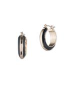 Anne Klein Enamel Epoxy Hoop Earrings- 0.79in