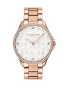 Coach Astor Rose Goldtone Analog Bracelet Watch