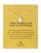 Dogeared Cultured Freshwater Keshi Pearl 14k Gold Dipped Pendant Necklace
