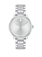 Movado Bold Frosted-dial Stainless Steel Bracelet Watch
