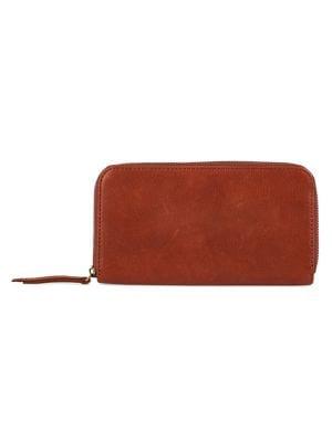American Leather Co. Haven Large Zip Leather Wallet