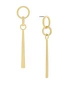 Cole Haan 7/25 Put A Ring On It Gold Dangle & Drop Earrings