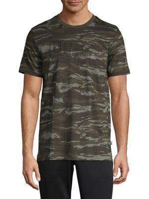 Puma Logo Camouflage Tee