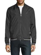 Michael Kors Perforated Camouflage Bomber Jacket