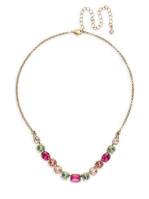 Sorrelli Radiant Sunrise Tansy Half Line Crystal Necklace